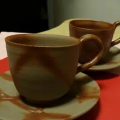 B376s 「福」字の袋図 酒盃」森下宗則造　常滑焼　宗則窯　箱無し B376s 「福」字の袋図 酒盃」森下宗則造 常滑焼 宗則窯 箱無し