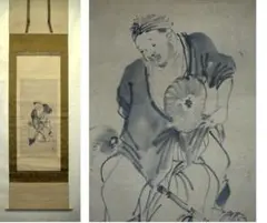 ♥掛軸　日本画　 北涯　掛け軸　骨董品 JPGOODBUY_买买提|日本商品代购_mercari煤炉日本官网_直达♥掛軸
